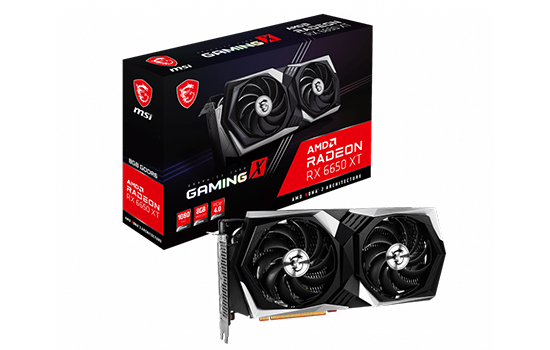 Placa de Vídeo AMD Radeon MSI RX 6650 XT GAMING X 8GB GDDR6